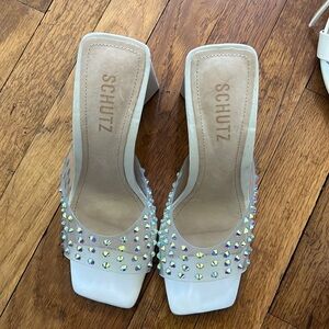 Schulz heels - size 6- worn for bachelorette (1 time)